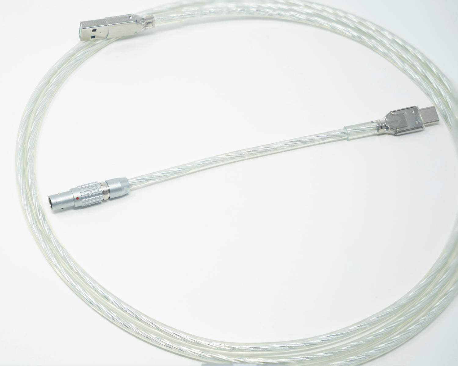 [Closed] Helheim Designs x Dispatch Cables - Clear Cable with 0B LEMO Connector