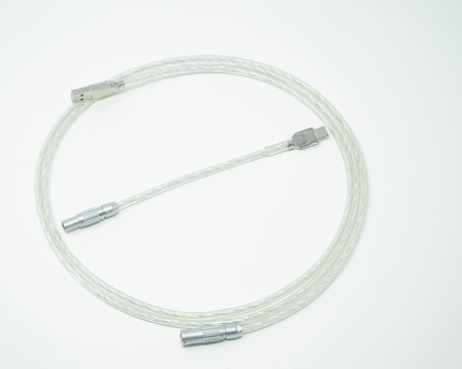 [Closed] Helheim Designs x Dispatch Cables - Clear Cable with 0B LEMO Connector