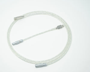 [CLOSED] Helheim Designs x Dispatch Cables - Clear Cable with 0B LEMO Connector